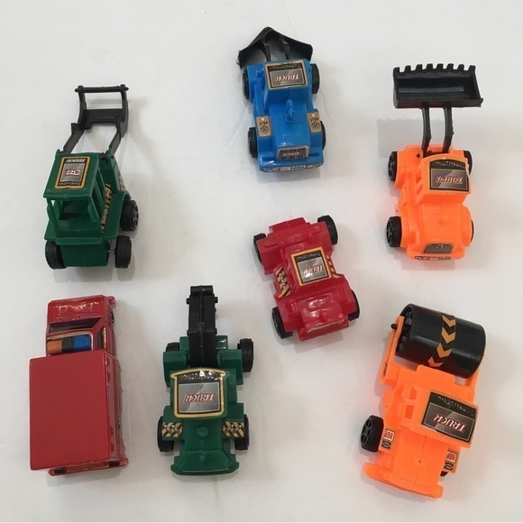 Truck Lots of 7 Construction Cars Vehicles - Picture 2 of 11